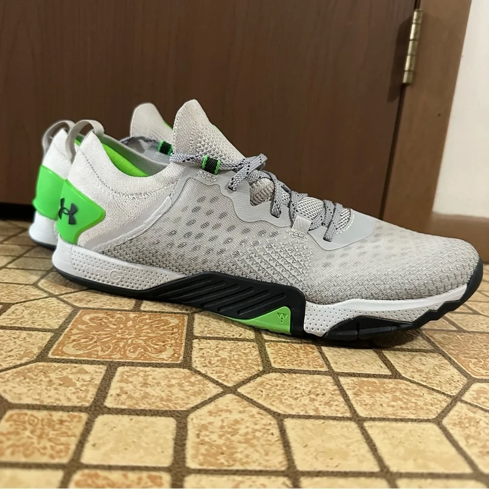 Under Armour Mens TriBase Reign 3 NM Training Shoes Concrete 3024701 101 Sz 11.5